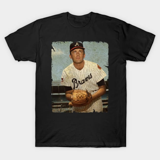 Phil Niekro - Hall of Fame Pitcher, 1981 T-Shirt by PESTA PORA